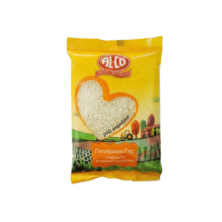 Carolina-Reis (500g) Alco von Alco bei Araxxon  - Hochwertiges griechisches Produkt.   Carolina-Reis (500g) Alco από Alco στο Araxxon  - Αυθεντικό ελληνικό προϊόν.